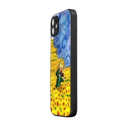 Starry Strings iphone 12 mobile cover | shockproof glass phone case