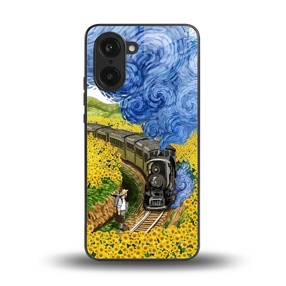 Starry Wait back phone cover | glass case for oneplus nord ce5 5g