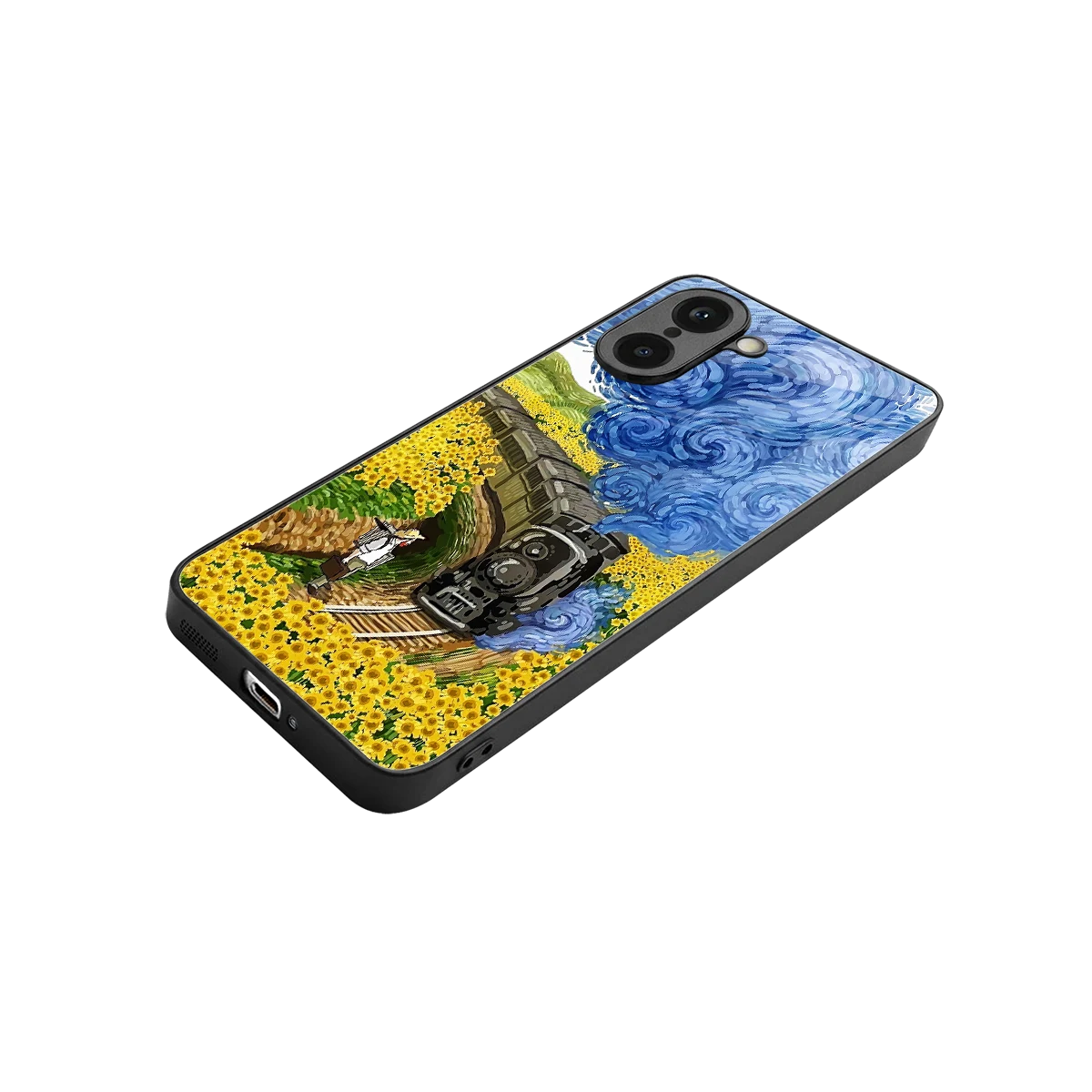 Starry Wait stylish phone case for oneplus nord ce5 5g | glossy glass and slim fit