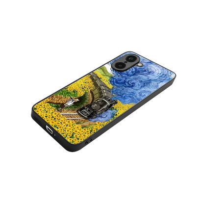 Starry Wait stylish phone case for oneplus nord ce5 5g | glossy glass and slim fit