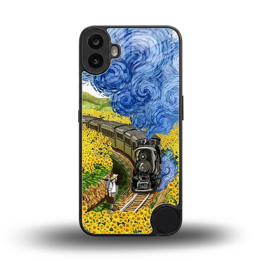 Starry Wait back phone cover | glass case for cmf nothing phone 1