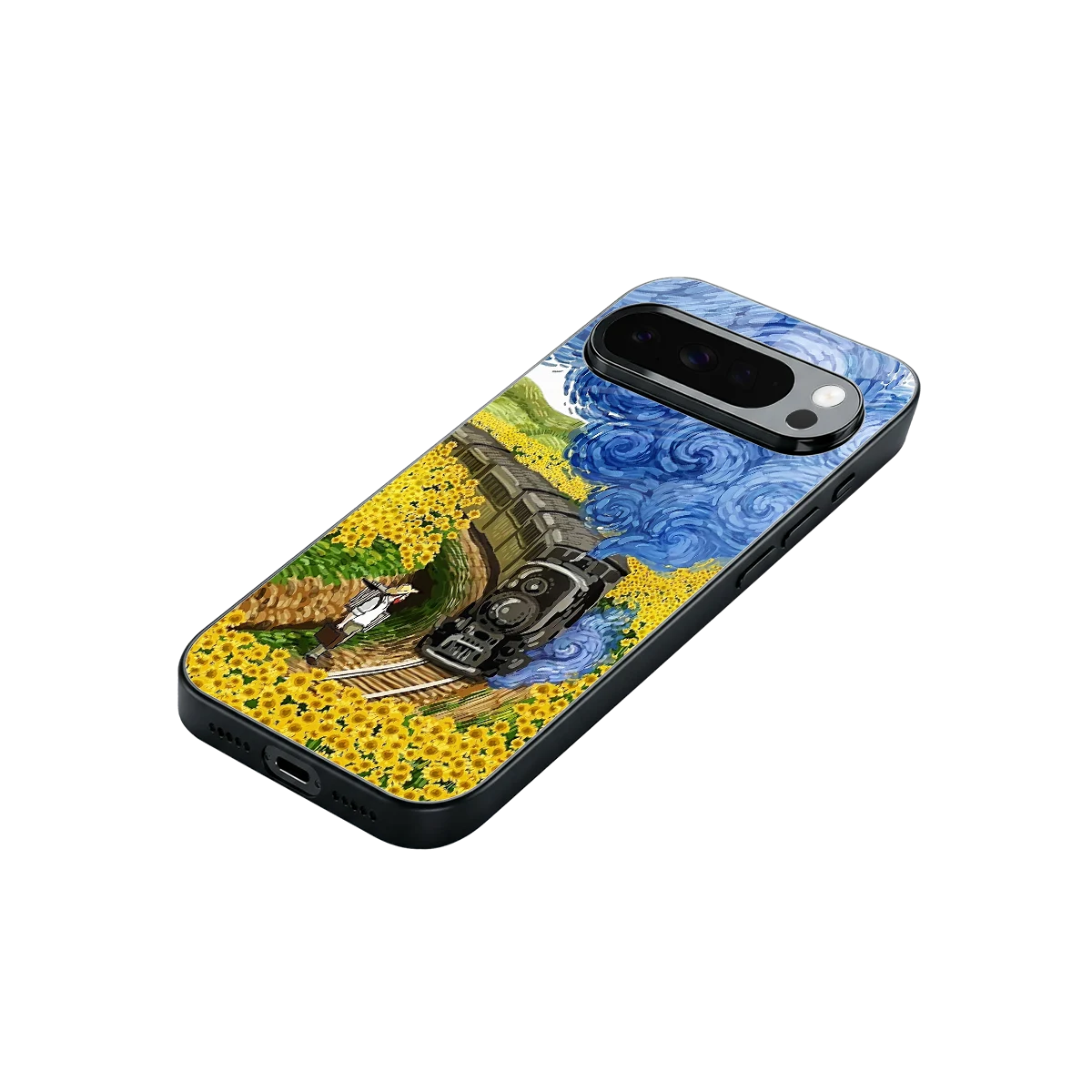 Starry Wait stylish phone case for google pixel 10 pro xl | glossy glass and slim fit