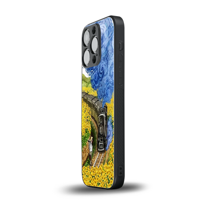 Starry Wait iphone 15 pro mobile cover | shockproof glass phone case