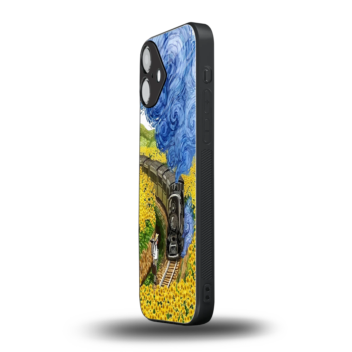 Starry Wait iphone 16 plus mobile cover | shockproof glass phone case