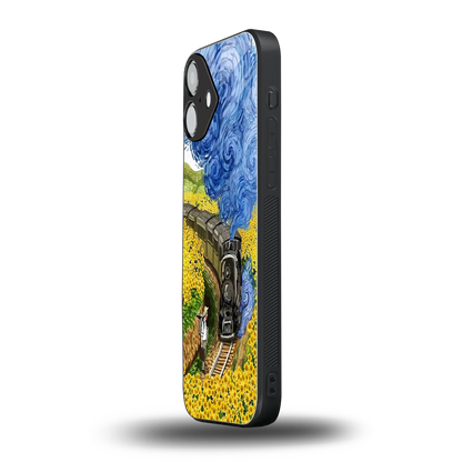 Starry Wait iphone 16 plus mobile cover | shockproof glass phone case