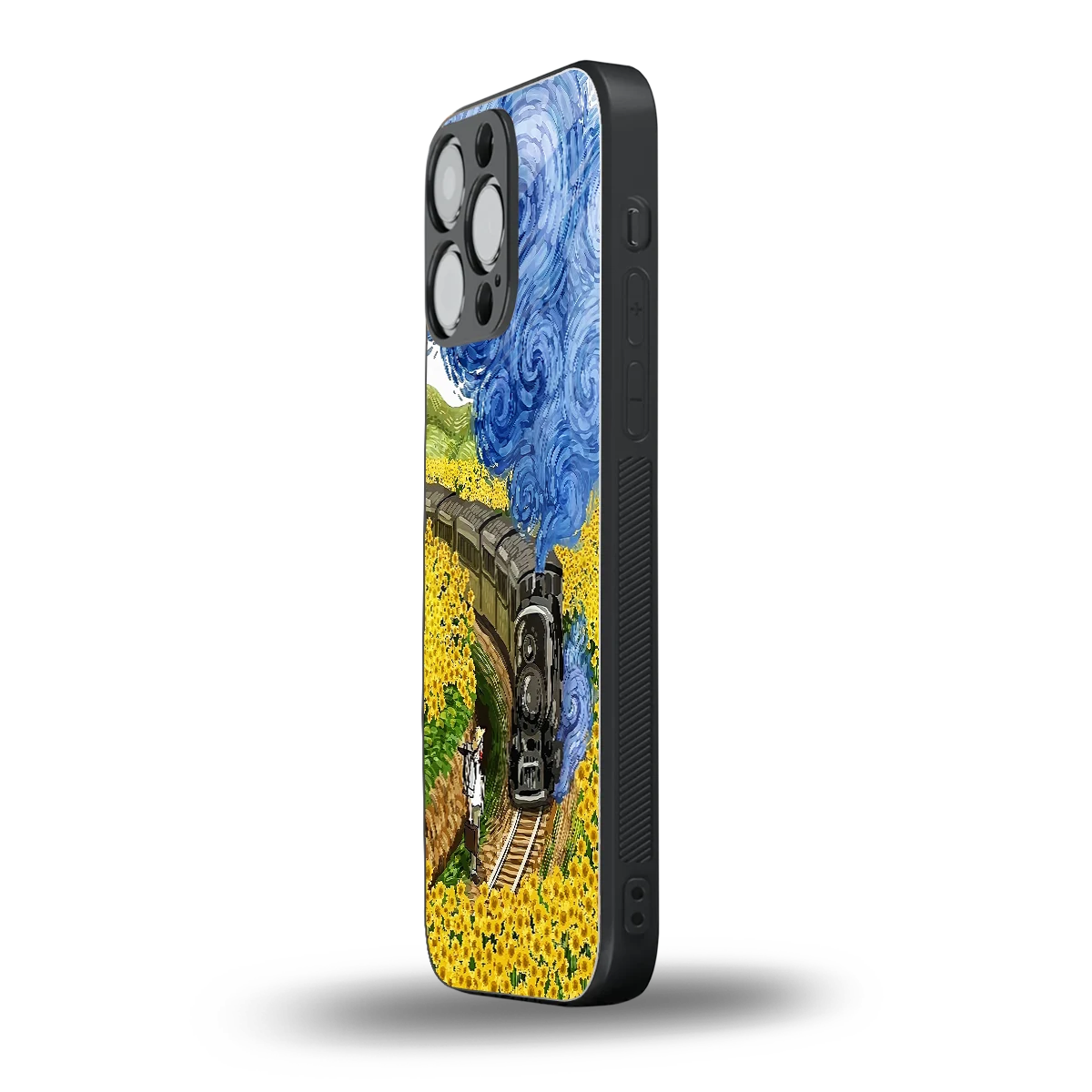 Starry Wait iphone 16 pro max mobile cover | shockproof glass phone case