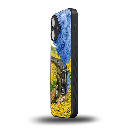 Starry Wait iPhone 16 mobile cover | shockproof glass phone case