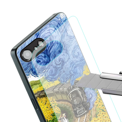 Starry Wait stylish phone case for iphone 16e | glossy glass and slim fit