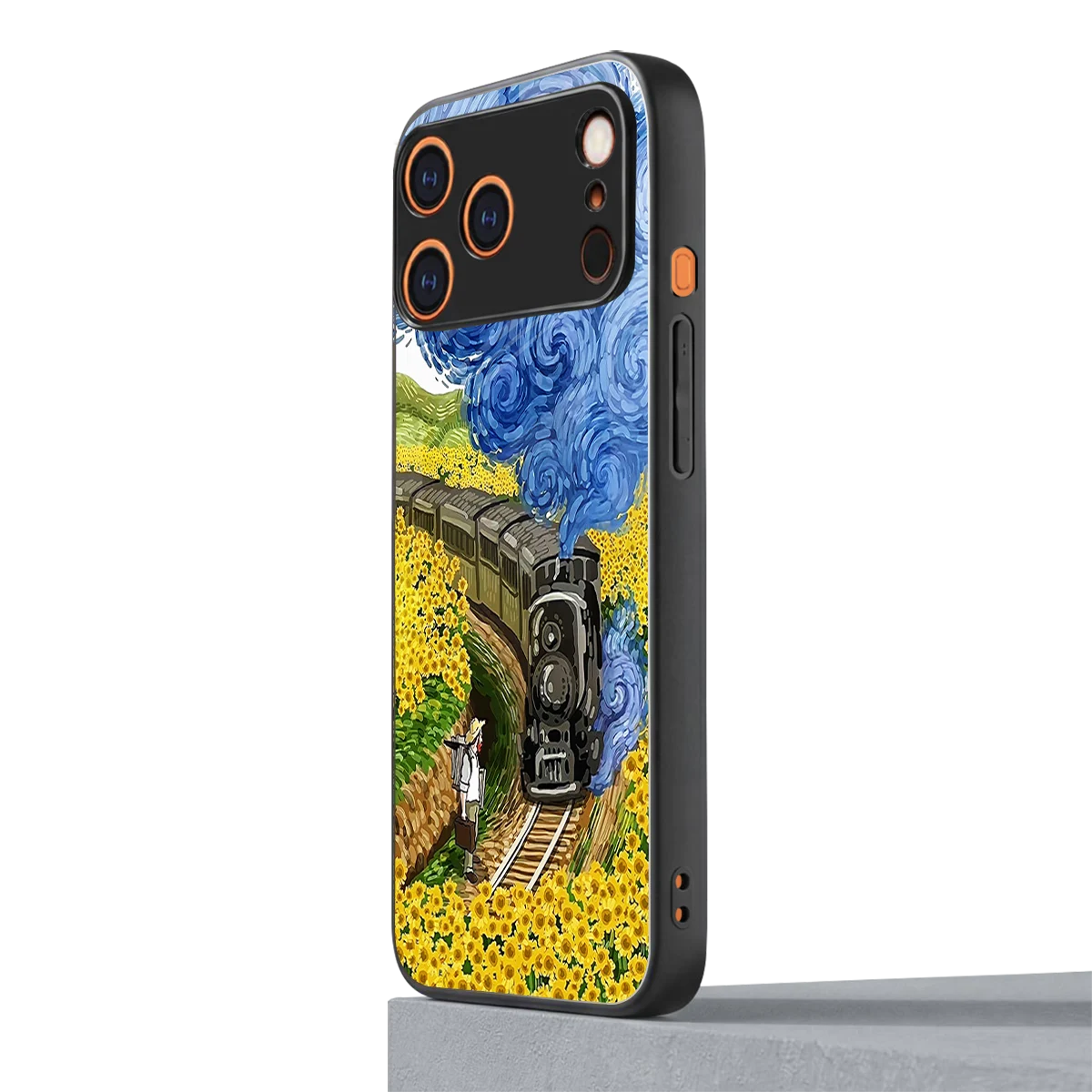 Starry Wait iphone 17 pro max mobile cover | shockproof glass phone case
