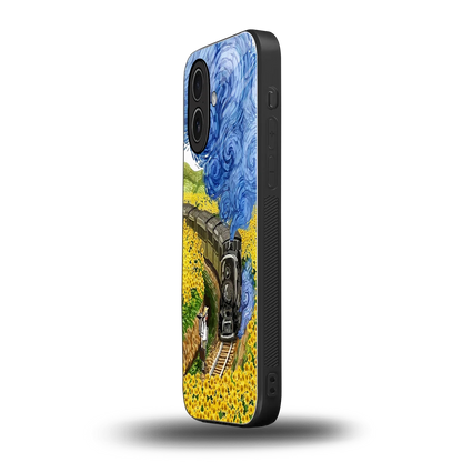 Starry Wait iphone 17 mobile cover | shockproof glass phone case