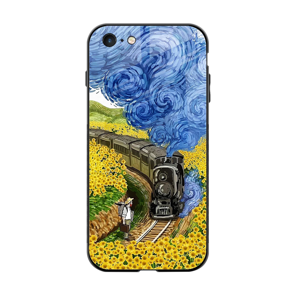Starry Wait back phone cover | glass case for iphone 6