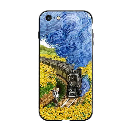 Starry Wait back phone cover | glass case for iphone 6