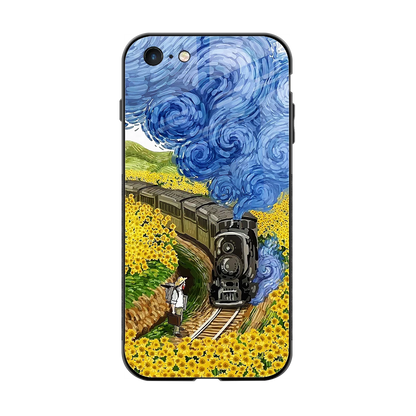 Starry Wait back phone cover | glass case for iphone 6s