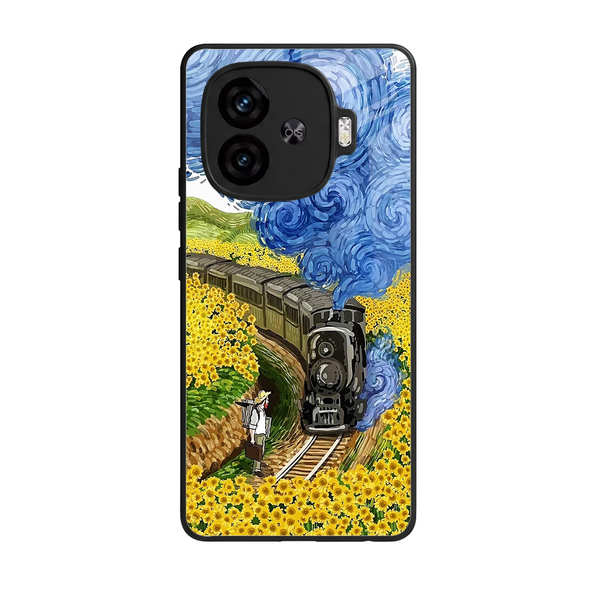 Starry Wait back phone cover | glass case for iqoo neo 10r 5g