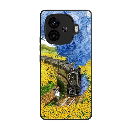 Starry Wait back phone cover | glass case for iqoo neo 10r 5g