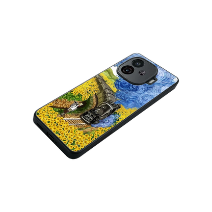 Starry Wait stylish phone case for iqoo neo 10r 5g | glossy glass and slim fit