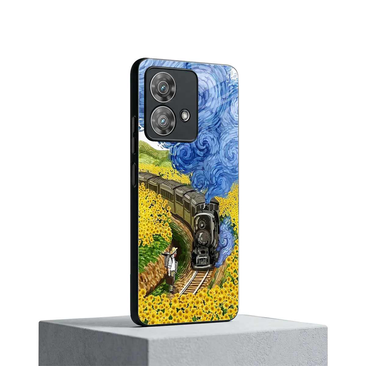 Starry Wait motorola edge 40 neo 5g mobile cover | shockproof glass phone case