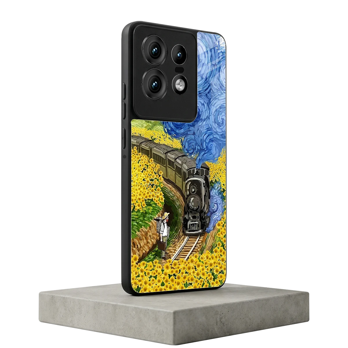 Starry Wait motorola edge 50 pro mobile cover | shockproof glass phone case