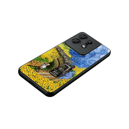 Starry Wait stylish phone case for motorola edge 50 pro | glossy glass and slim fit