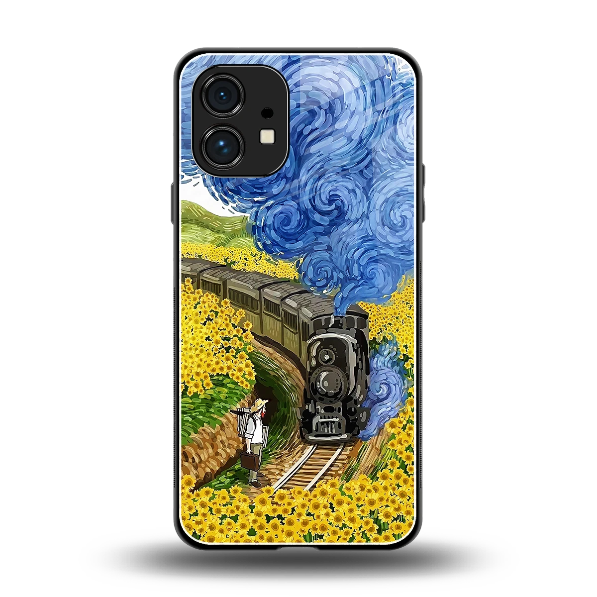 Starry Wait back phone cover | glass case for nothing phone 1