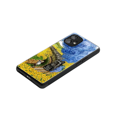 Starry Wait stylish phone case for nothing phone 1 | glossy glass and slim fit