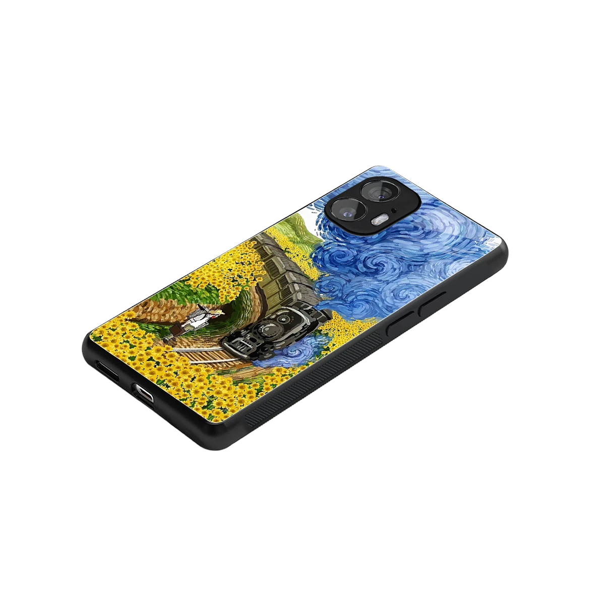 Starry Wait stylish phone case for nothing phone 2 | glossy glass and slim fit