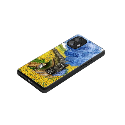 Starry Wait stylish phone case for nothing phone 2 | glossy glass and slim fit