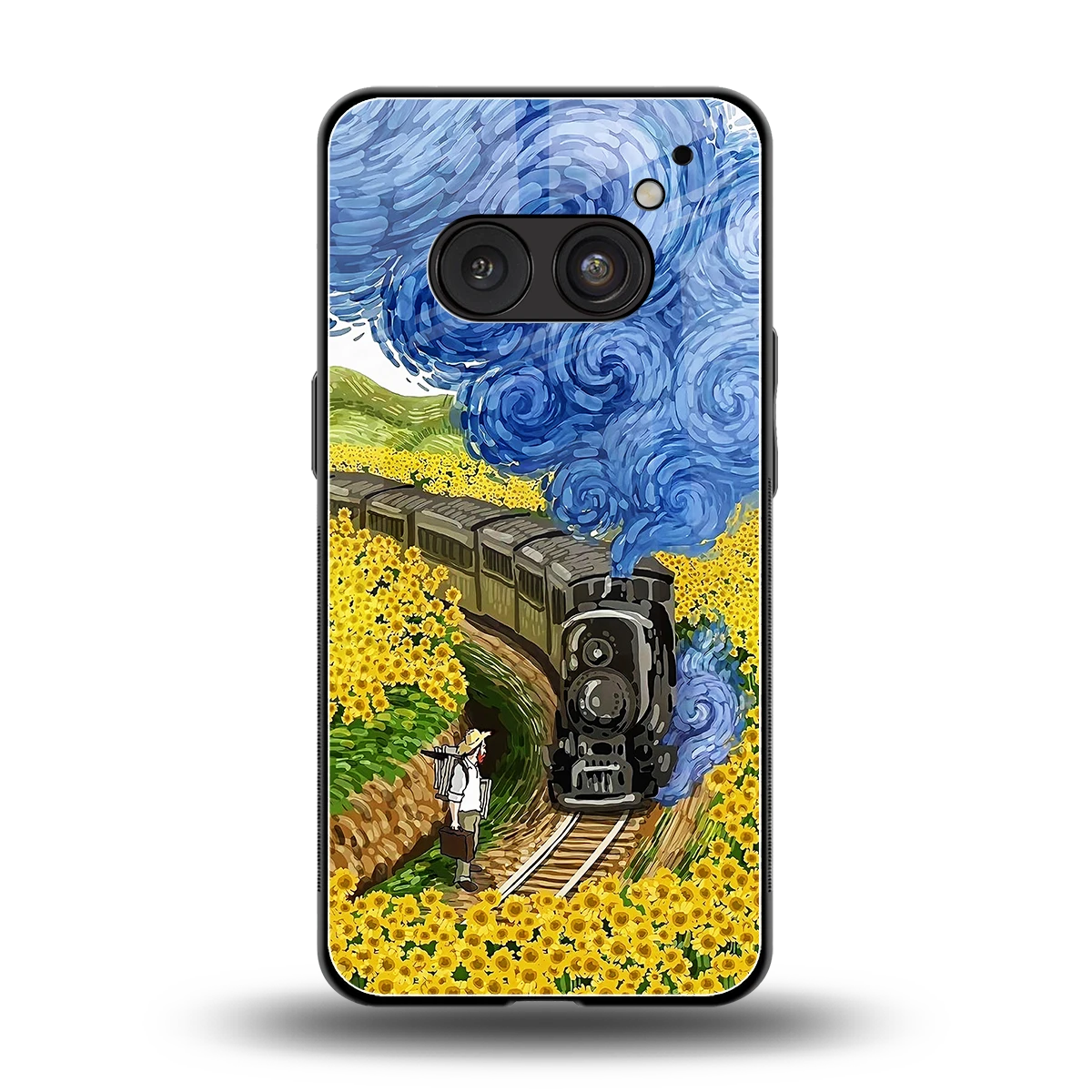Starry Wait back phone cover | glass case for nothing phone 2a