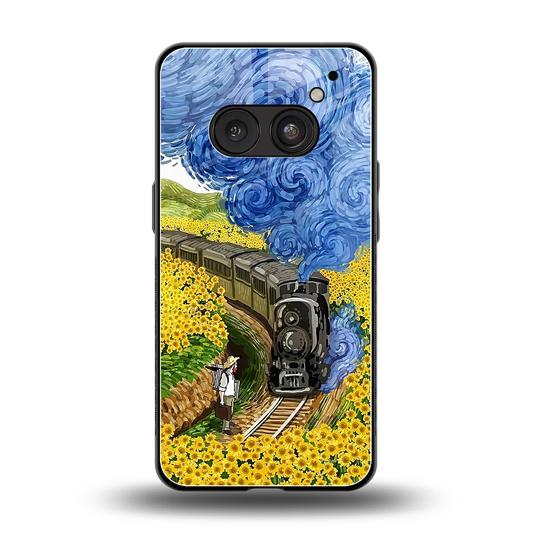 Starry Wait back phone cover | glass case for nothing phone 2a