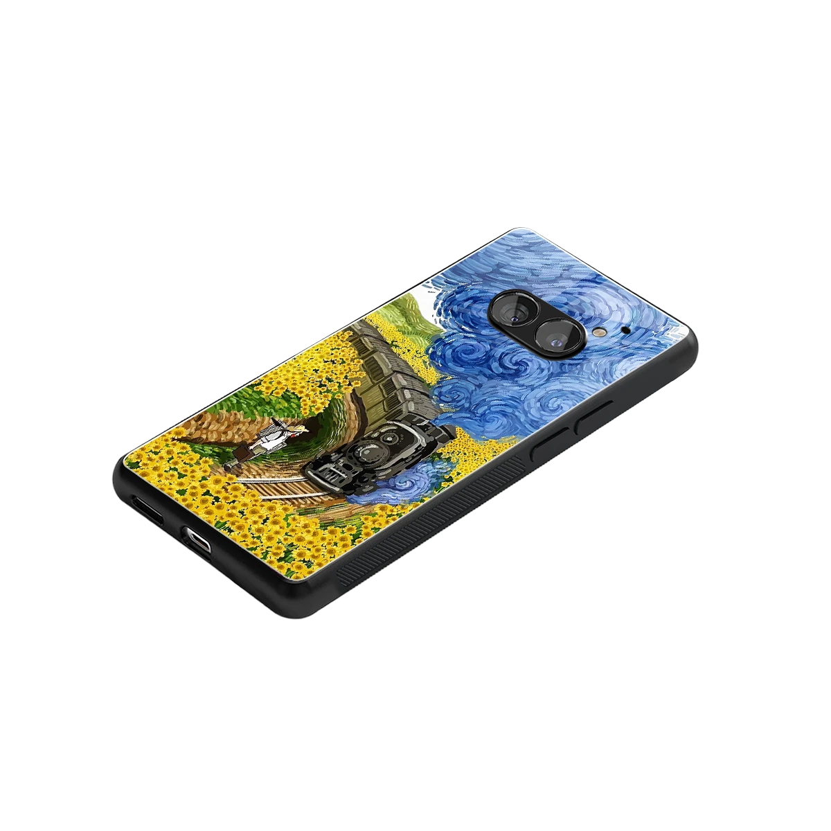 Starry Wait stylish phone case for nothing phone 2a | glossy glass and slim fit