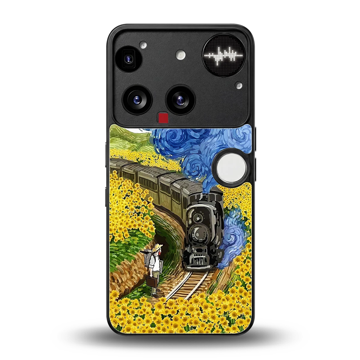Starry Wait back phone cover | glass case for nothing phone 3
