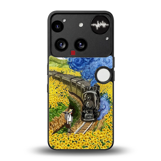 Starry Wait back phone cover | glass case for nothing phone 3