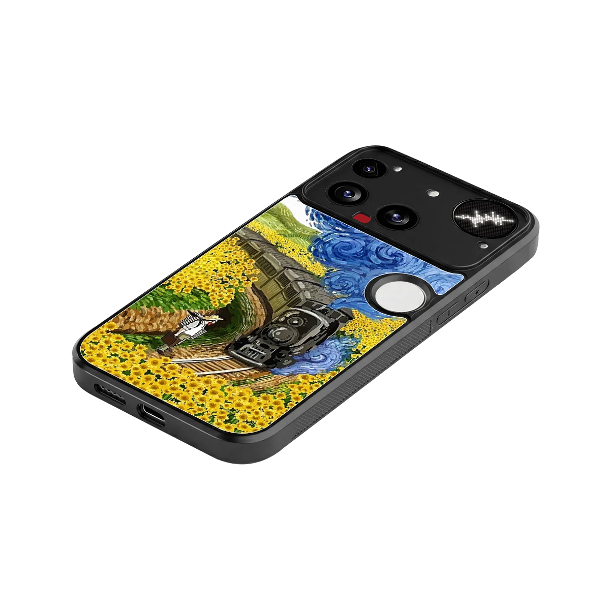 Starry Wait stylish phone case for nothing phone 3 | glossy glass and slim fit
