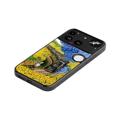 Starry Wait stylish phone case for nothing phone 3 | glossy glass and slim fit