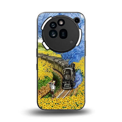 Starry Wait back phone cover | glass case for nothing phone 3a pro