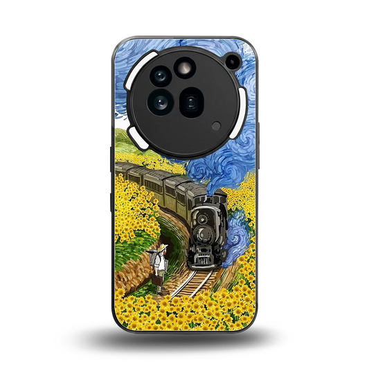 Starry Wait back phone cover | glass case for nothing phone 3a pro