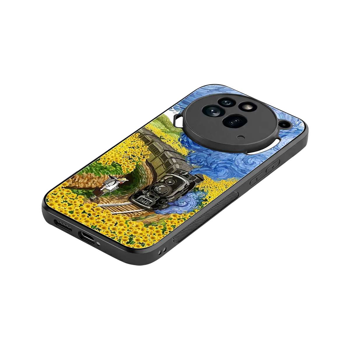 Starry Wait stylish phone case for nothing phone 3a pro | glossy glass and slim fit