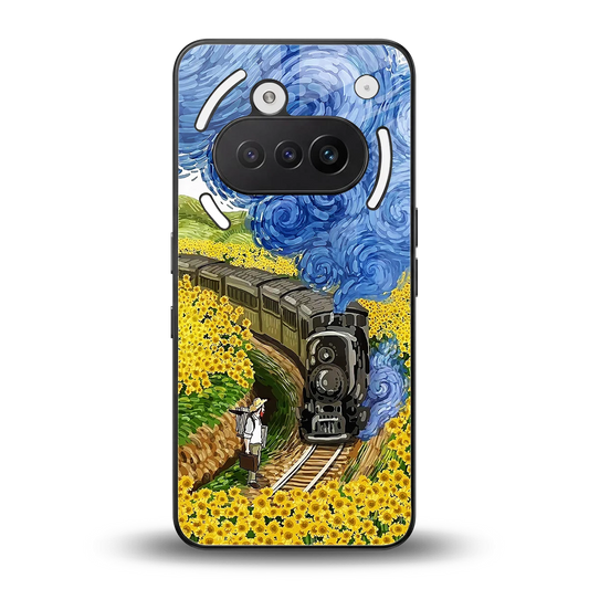 Starry Wait back phone cover | glass case for nothing phone 3a