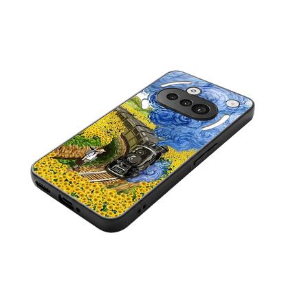 Starry Wait stylish phone case for nothing phone 3a | glossy glass and slim fit