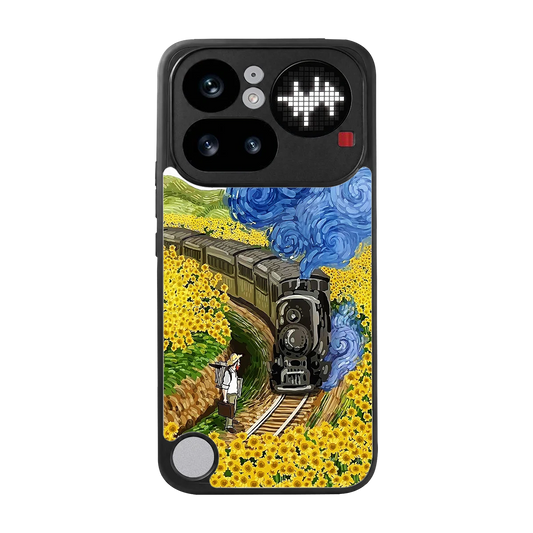 Starry Wait back phone cover | glass case for nothing phone 4a pro