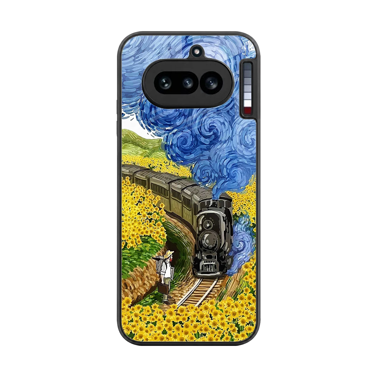 Starry Wait back phone cover | glass case for nothing phone 4a