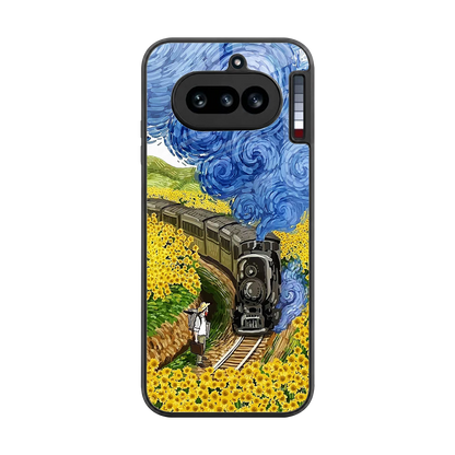 Starry Wait back phone cover | glass case for nothing phone 4a