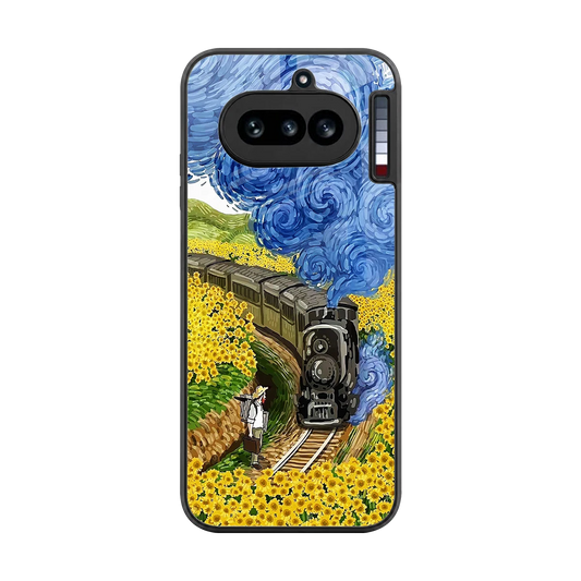Starry Wait back phone cover | glass case for nothing phone 4a