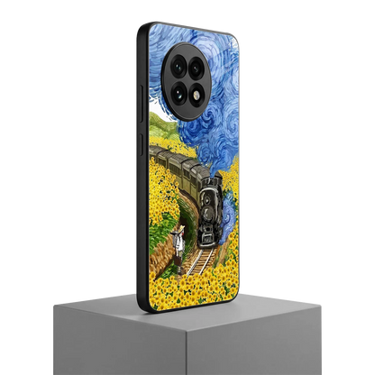 Starry Wait oneplus 13r mobile cover | shockproof glass phone case