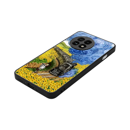 Starry Wait stylish phone case for oneplus 13r | glossy glass and slim fit