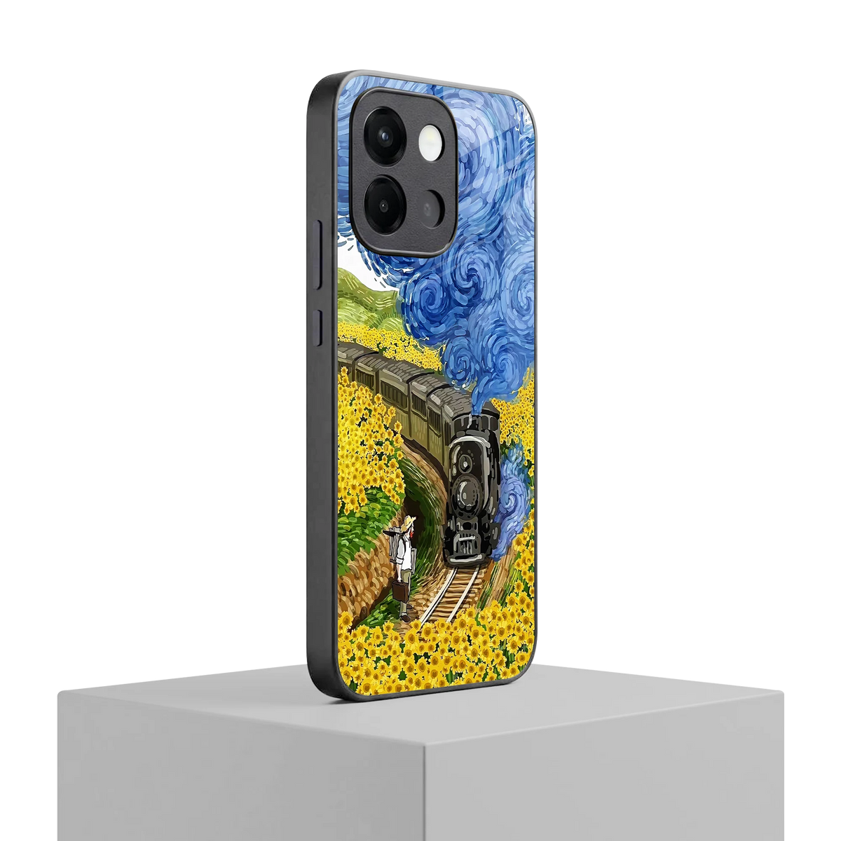 Starry Wait oneplus 13s mobile cover | shockproof glass phone case