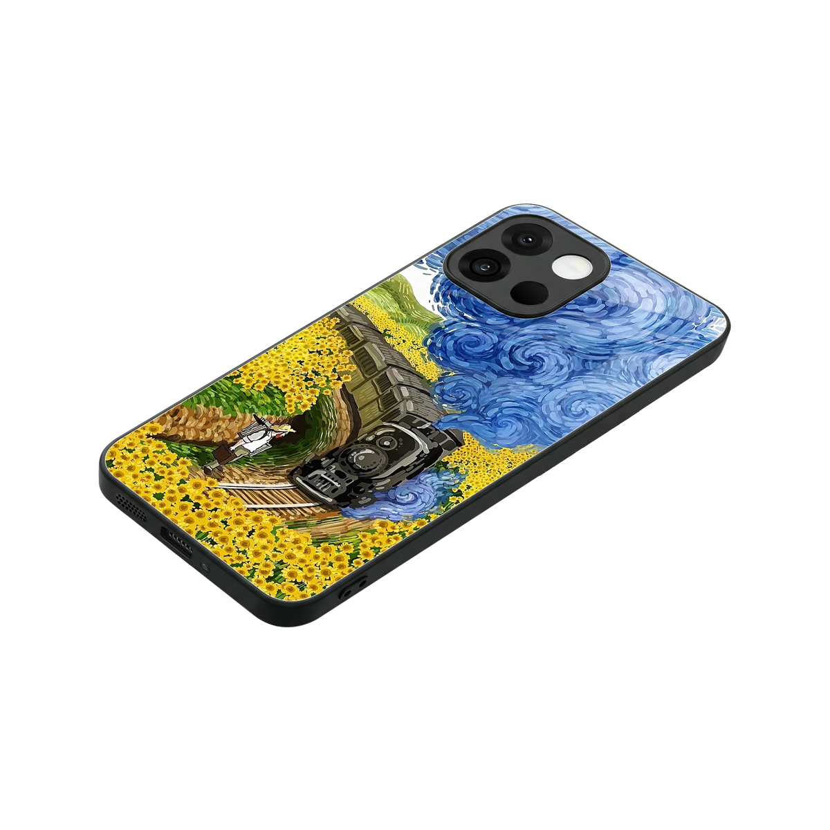 Starry Wait stylish phone case for oneplus 13s | glossy glass and slim fit