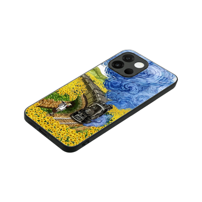 Starry Wait stylish phone case for oneplus 13s | glossy glass and slim fit