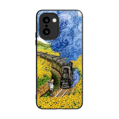 Starry Wait back phone cover | glass case for oneplus 15r