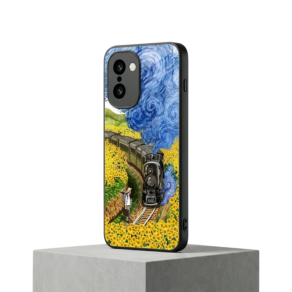Starry Wait oneplus 15r mobile cover | shockproof glass phone case